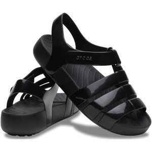 Crocs Unisex Kid's Sandalias Isabella Sandaal, Zwart, 18 cm, Zwart, 18.0 cm