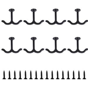 DC spanning modern plafondontwerp haak 2 stuks hanger en kroonluchter lichthaak voor muur moderne plafondarmatuur met verstelbare schroef, ideaal voor hangende lampen in eetkamer, garage, doe-het-zelf
