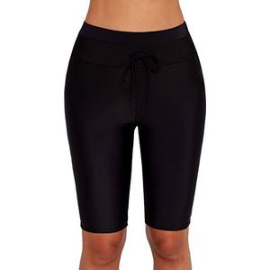Ocean Plus - Knielange Zwembroek - Zwart - UV-bescherming - Grote Maten