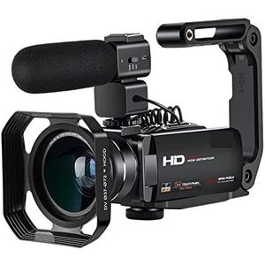 Digitale camera-recorder Video camera digitale camcorder vol HD Z20 1080P IR Night Vision Vlog -camera's for blogger fotograferen thuisgebruik(Bundle A)
