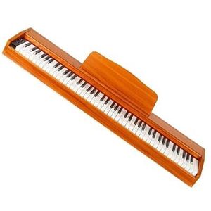 muziekinstrument elektronisch toetsenbord 88 Toetsen Digitaal Muzikaal Toetsenbord Professionele Draagbare Controller Pianotoetsenbord Flexibele Piano Digitaal (Color : Yellow)