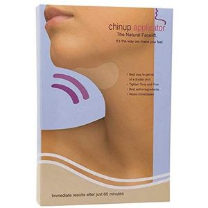 CHINUP APPLICATOR De kin hoog! Dubbel kin masker met onmiddellijke werking | Gezichtspack Natuurlijke facelifting voor kin en hals, verstevigend, vormend (5 stuks)
