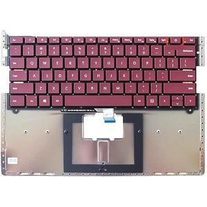 Laptoptoetsenbord voor Microsoft Surface 13,5'' 1769 US/UK/Duits GR/Zwitsers SW/PO Grijs G672819NW G69220FDB 002L15K66LHC01(English US red)