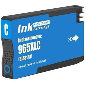 RMXGZQ 965XL 969XL 965 969 XL Compatibel met Kleur Inkjet Inktcartridge 965 OfficeJet Pro 9010 9015 Printer (C Dye)