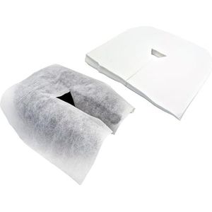 TIGA-MED XXL wegwerpkussen voor massagestoelen, neussleufdoeken, hoofdkussen, gezichtsbescherming, hygiënische hoes, 41 x 31 cm, hoogwaardig fleece-materiaal (XXL, 200 stuks)