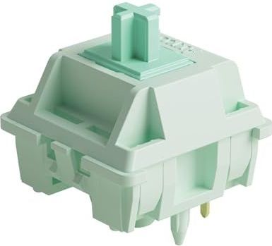 Akko - Botany - Toetsenbord Schakelaar - Licht Blauwachtig Groen - 5-pins 38 gf Lineaire Pre-Lubed Schakelaars (45 stuks)