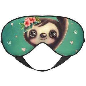 CRJSYCBYB Leuke Luiaard Gedrukt Zacht Oogmasker Slapen Oogmasker Reizend Oogmasker