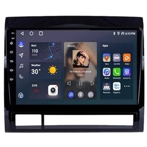 Android 12 Auto Stereo MP5 Player 9'' Screen Autoradio Voor Toyota Tacoma 2 N200 Hilux 2005-2013 Car-play Android Auto GPS-navigatie Bluetooth RDS FM AM DAB+ Radio Stuurbediening Voice Control(4 Cor