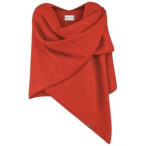 GIESSWEIN Merino Lamswollen Cape - Elegant fijn gebreid gilet van 100% lamswol, cape van merinowol voor dames, XXL omslagdoek, poncho sjaal