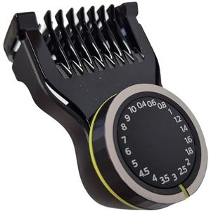 Precisieopzetstuk, verstelbare trimmer met 20-volume lengte-instellingen 0,4-10 mm voor OneBlade QP6507 QP6531 QP6532 QP6541 QP6542 QP6551 QP6552 QP6651 QP6651 QP66551 2 QP401