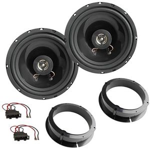 Sound-way Luidsprekerset voor Volkswagen Golf IV/Bora/Passat, 16,5 cm, 120 watt