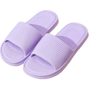 UBOHUZ Dikke Platform Wolk Slippers Vrouwen Lichtgewicht Zachte Zool EVA Thuis Slides Vrouw Zomer Comfort Antislip Strand Slippers Voor Badkamer, Zwembad, Paars, 44/45 EU