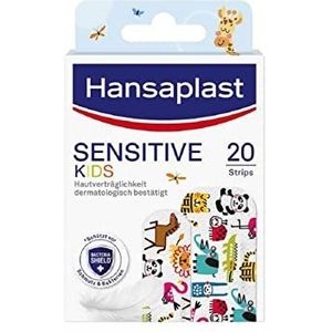 Hansaplast - Sensitive - Pansement Pour Enfants - 20 Bandes - Motifs Animaux