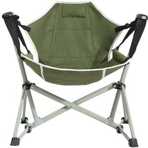 Xasbseulk Camping Schommelstoel | Hangstoel 600D Oxford opvouwbare schommelstoel | Heavy Duty schommelende campingstoel | Draagbare stoel voor picknick, terras, achtertuin