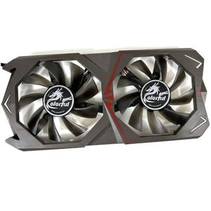 2 stuks koelventilator 83 mm 4-pins DIY 85 iGame GTX1650 SUPER Ultra 1630 1050 GTX1050Ti GPU-ventilator voor kleurrijke GTX1050TI 1650 1630-ventilator(DIY FAN)