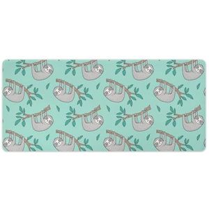 Dieren Luiaard Mode Bureau Muismat Antislip Gaming Muismat Accessoires Decor 40x90cm