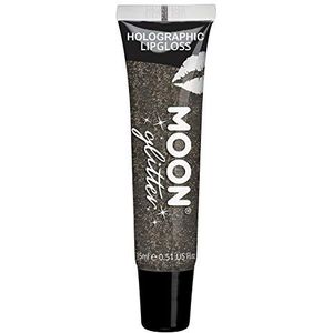 Moon Glitter Holographic Glitter Lipgloss, Black