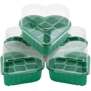 Mini Kas Planten zaailing pot Zaden Groeien Kweek Planten Box Mini Zaailing Pot Ruimtebesparend Ontwerp Gemakkelijk Schoon te Maken Verstelbare Ventilatieopeningen Binnen Tuin Kas Planten Ontkiemings