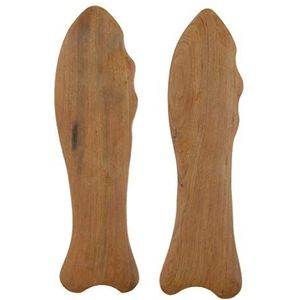Sandaal Hout Guasha Schrapen Massage Trigger Point Schraper Board Vis
