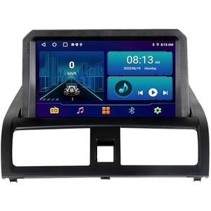 Dubbele DIN Android 14 autoradio voor Honda Accord 7 2003-2007 9 Duim QLED Touch screen-met Draadloze Carplay Android Auto GPS navigatie 4G WiFi Stuurwielbediening achteruitrijcamera(P4 4G+WIFI 8Core