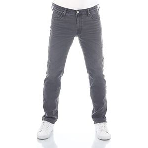Lee Heren Jeans Regular Fit Daren Zip Fly Broek Rechte jeansbroek Katoen Denim Stretch Blauw Zwart Grijs W30 W31 W32 W33 W34 W36 W38 W40 W42 W44, lichtgrijs (Lss3pcqg3), 38W / 34L