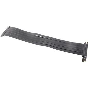GPU-verlengkabel, Anti-interferentie 64GB/s PCIE 4.0 X16-verlenger Verguld, Rechte Hoek voor Reparatie (40cm)