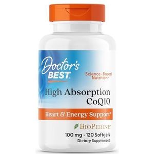 Doctor's Best - High Absorption CoQ10 - 100 mg - 120 Softgels