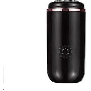 Elektrische scheerapparaten voor heren Elektrische scheerapparaten Zakformaat Mini Draagbaar Scheerapparaat USB Oplaadbaar Little Travel Shaver (zwart)