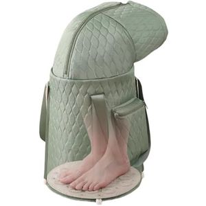 TT-YEC - Draagbare Opvouwbare Voetbad - Groen - Kniehoge Voetbad Emmer