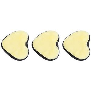 Make-up Remover Poeder Puff Doek Handdoek, Herbruikbare Zachte Draagbare Gezichtsreiniging Pad Hartvormig Ademend Voor Thuis Reizen