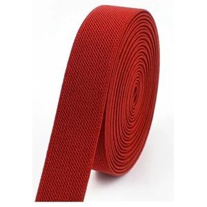 3/5 meter 10-50 mm elastische banden voor broek taille rubberen band stretch singels riem doe-het-zelf ondergoed kleding naaien accessoire (rood, 5 meter _25 mm)