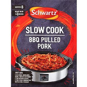 Schwartz BBQ Pulled Varkensvlees Slow Cookers Recept Mix, 35g