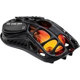 GravaStar Mercury M2 Gaming-muis – MMO gaming-muis voor computer met optische sensor 26.000 dpi – licht uitgehold design – 5 programmeerbare toetsen – 5 dynamische lichtsync RGB-modi – stealth zwart