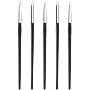 WMMNHY reedschapsset Lichttherapiepen Kristalpen Verfpen Siliconenpen Spotboorpen Pen Borstel Nalschilderen(Schwarz)