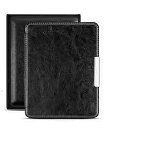 PU Lederen Ereader Case Geschikt for Kobo Aura N514 6 ""Ebook Smart Cover Auto Sleep Wake Up Magnetische Ebook case (Color : Black, Size : For Kobo Aura N514)