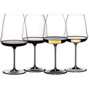 Riedel 5123/47 Winewings Proeverij Wijnglas Set, Set van 4, Helder