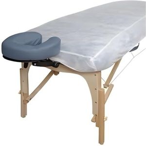 100 Ct. Witte Wegwerp Elastische Hoeslakens Voor Cover Massage Tafel Gezichtsstoel Spa