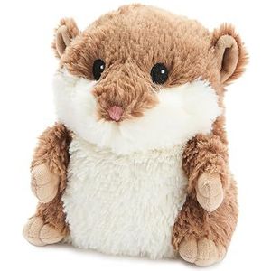 Warmies Knuffel Bruine Hamster Magnetron Tarwezak, Verzwaarde Knuffel Licht Geurend met Franse Lavendel, Magnetron Verwarmbaar Kussen Geschikt voor Alle Leeftijden