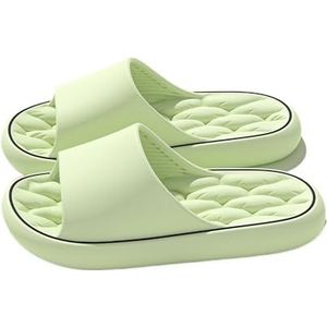 Slippers, Comfortabele EVA-pantoffels for dames, binnen en buiten | Zachte sandalen for ontspanning,voor dames en heren(Green,41 EU)