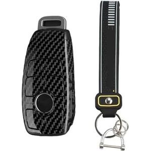 Sleutelbehuizing houder Voor AMG A B C E S Klasse Autosleutel Case Cover Sleutelhanger W204 W205 W212 W176 GLC CLA W177 PC Koolstofvezel Autosleutel Ringen Sleutelbehuizing(12)