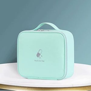 VDLLQYN, EHBO-kit EHBO-kit Thuismedicijndoos Draagbare medicijnen Grote medicijnkast Opbergdoos Thuis Outdoor EHBO-sets,Eerste hulp doos(Green)