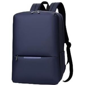 WshVinda Herenrugzak, laptoptas met grote capaciteit, vrijetijdsrugzak, middelbare schoolrugzak for studenten, reistas met grote capaciteit (Color : Dark Blue)