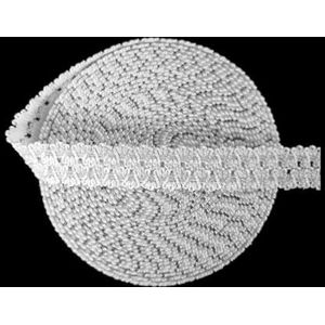 BH-band Elastiek 5/8"" 15mm Spandex Banden Glitter Kroon Kant Trim Schouderband Lingerie DIY Naaiwerk 2 5 10 Yard-Zilver-15mm-5 Yards