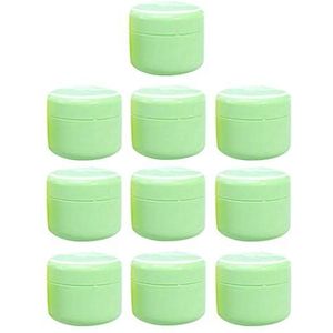 Navulbare Plastic Lege Gezichtscrème Kosmetische Container met Groen-50g Deksel