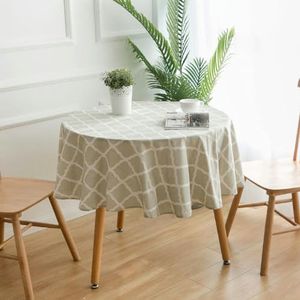 TEWAX Ronde tafelkleed stof thuis marmeren print ronde tafel eenvoudige moderne bruiloft