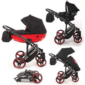 SaintBaby wandelwagen Junama Diamond S-Line 2in1 3in1 Isofix babyzitje combi kinderwagen buggy Mountain Fire 01 2in1 zonder autostoel