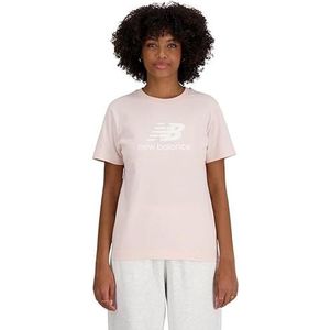 New Balance Dames T-Shirt ESSENJERSEY Logo WT41502 OUK Roze