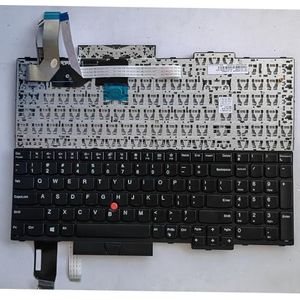 Toetsenbord met Amerikaanse indeling voor LENOVO voor IBM voor ThinkPad E580 E585 E590 E595 L580 T580S T590 P52 P53 P72 SN5372 01YP668 SN20P34203 TP00095A(With point US)