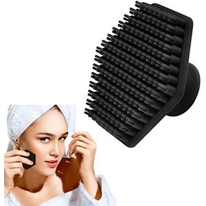 Siliconen gezichtsreinigingsborstel | Handmatige gezichtswasborstel met handvat | Gezichtswasborstel, gezichtsreinigingsborstel, siliconen gezichtsscrubber exfoliator, gezichtsexfoliatorborstel Jimii