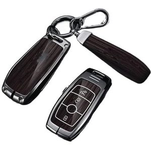 Autosleutel beschermhoes Voor A C E S G Klasse GLC CLE CLA GLB GLS W177 W205 W213 W222 X167 Voor Houten Graan Auto Afstandsbediening Sleutel Case Cover Shell Sleutel Shell(4)